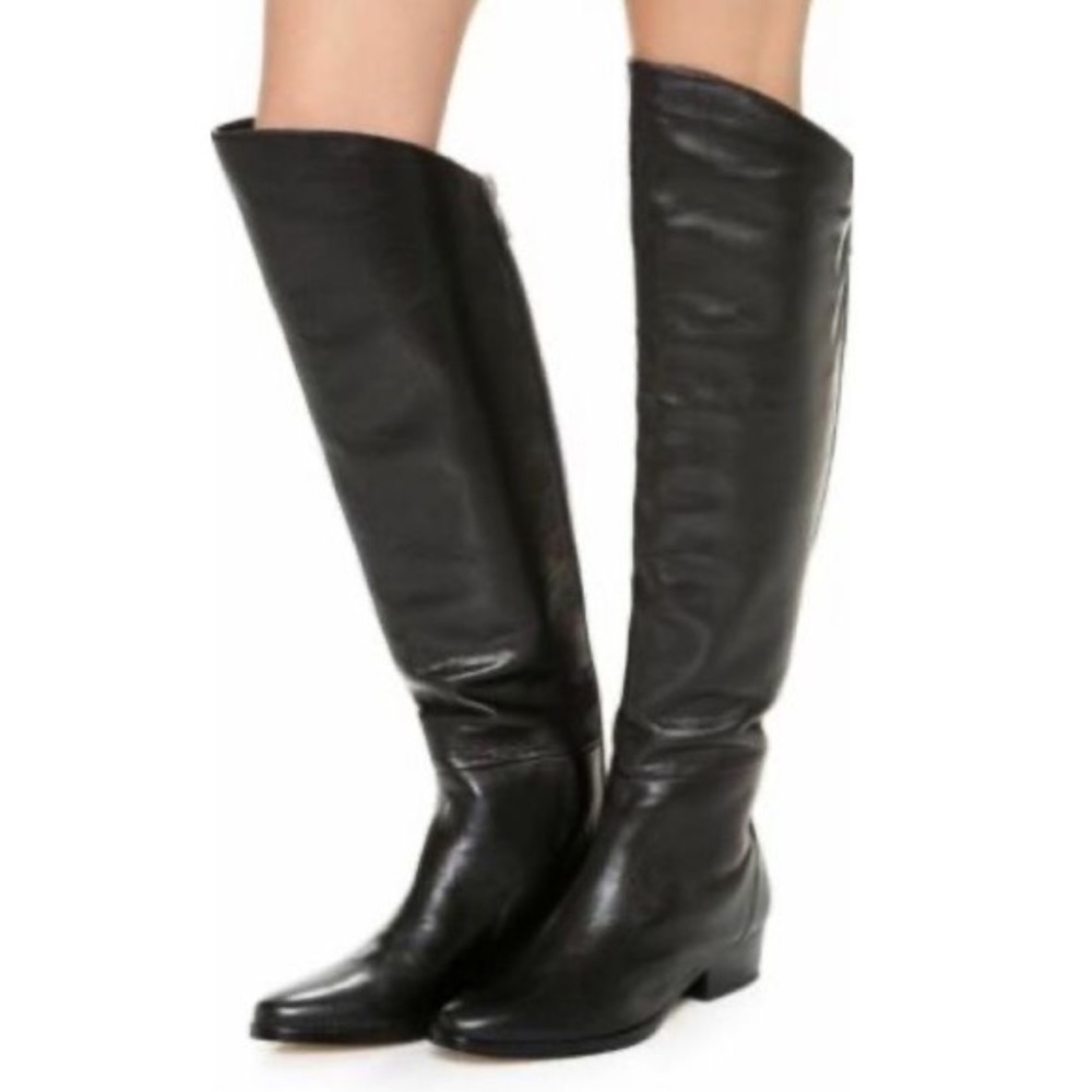 Dolce Vita “Meris” Above The Knee Black Leather Boot Woman’s Size 7.5